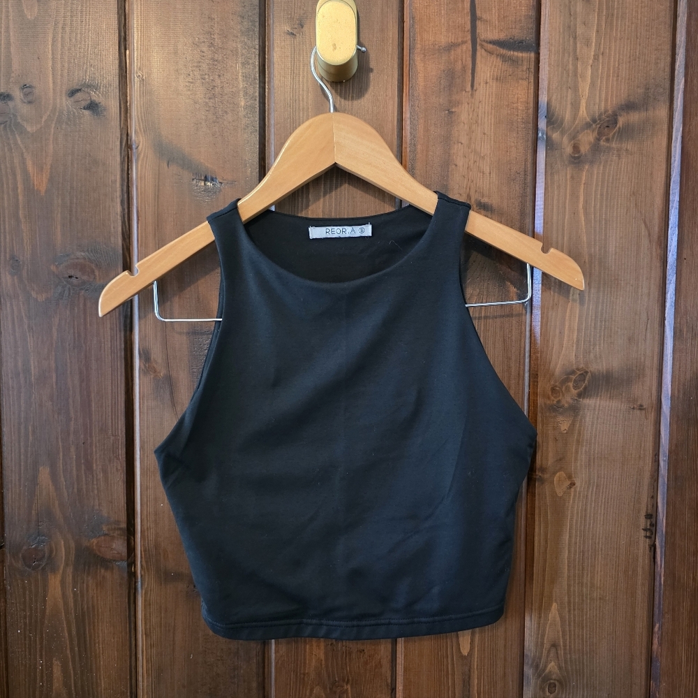 Black Crop Top